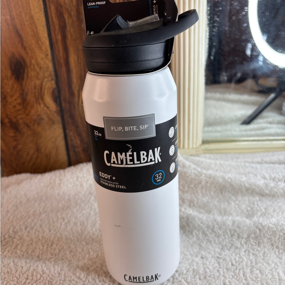 CamelBak White Stainless Steel Water Bottle